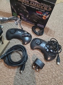 Sega Mega Drive Mini Console Classic Complete With in Box - Tested & Working