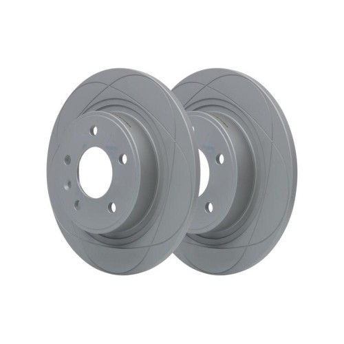 2X Bremsscheibe ATE 24.0312-0189.1 Passend FüR Opel Vauxhall Chevrolet-image