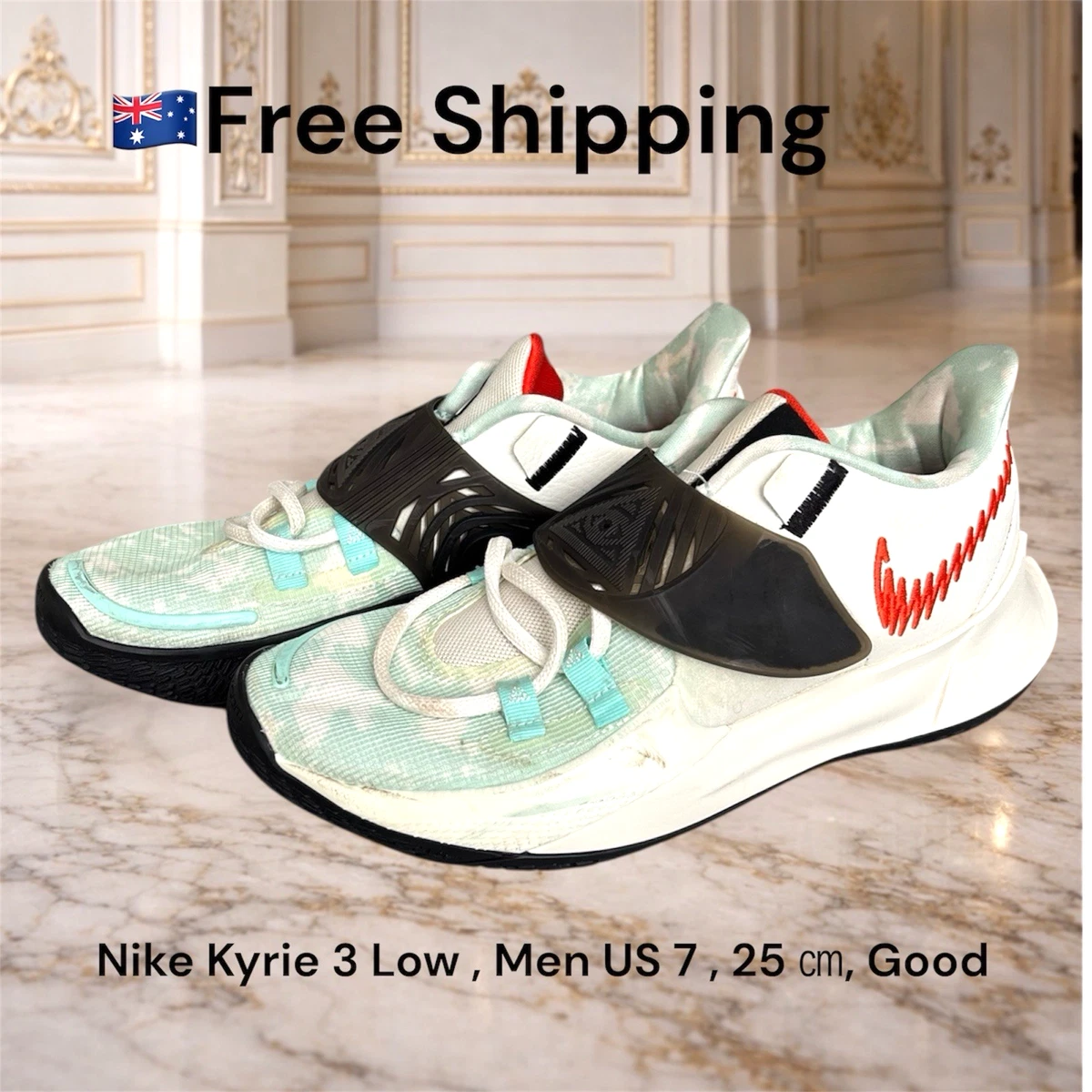 Nike Kyrie 3 Low Sail Team Orange for Sale | Authenticity