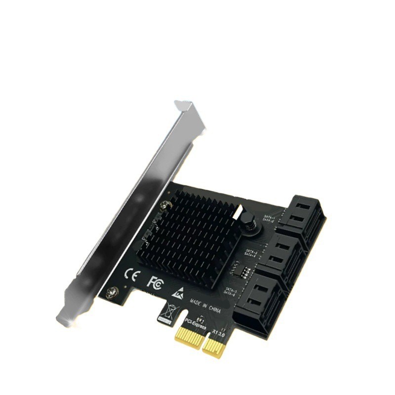 6-Port hard disk PCIE to SATA Black Synology NAS array ESXI free drive