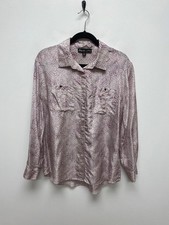 Elizabeth and James Womens Purple Silk Paisle...