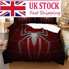 Spider Man Quilt Duvet Cover Bedding Set Kids Pillowcase Single Double Bedding