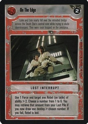 On The Edge - Premiere Limited - Star Wars CCG
