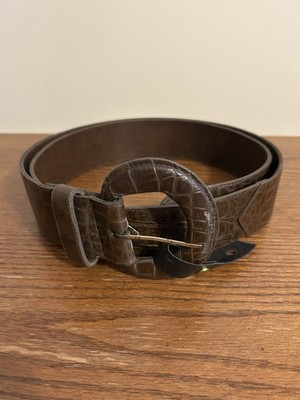 Vintage Ellen Tracy  Woven Leather Belt Ellen tracy leather belt - Gem main image 4