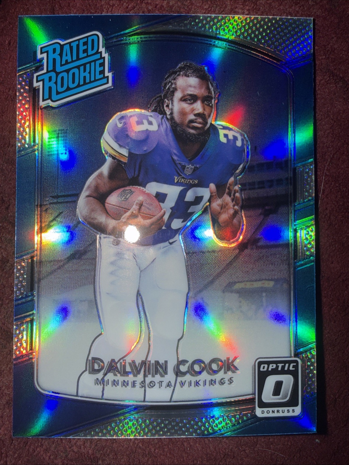 2017 Donruss Optic - Rated Rookie Dalvin Cook #193 Holo Prizm (RC)