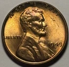 1949-D Lincoln Wheat Cent — Uncirculated MS Red 🔥 Exact Coin