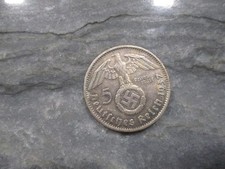 Münze Dt. Reich 1937 - 5 RM - Paul von Hindenburg