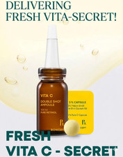 BONCEPT Vita C Double Shot Ampoule Kit Korean Vitamin C Retinol Capsule Serum
