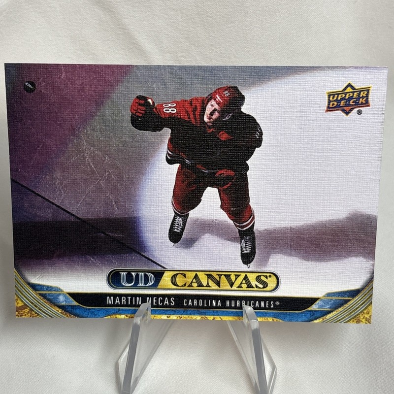 Martin Necas 2024-25 Upper Deck UD Canvas Card #C43 Carolina Hurricanes 💎💎💎