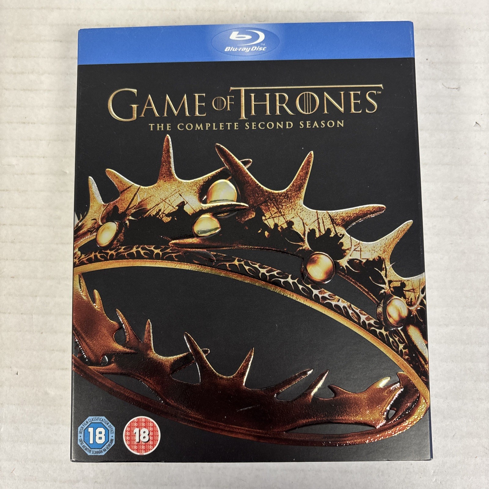Game of Thrones The Complete Second Season Blu Ray DVD Box Set Fantasy Sean Bean