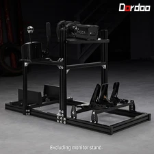 Dardoo 3060mm Aluminum Racing Sim Cockpit Fit Logitech G923 Thrustmaster Fanatec