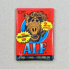 ALF Serie 2 (1987) Trading Cards Booster Pack - Topps - No Problemo