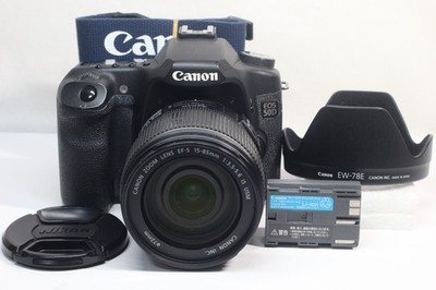 Canon EOS 50D 15.1MP Digital SLR Camera EF-S 15-85mm F/3.5-5.6 IS USM Lens