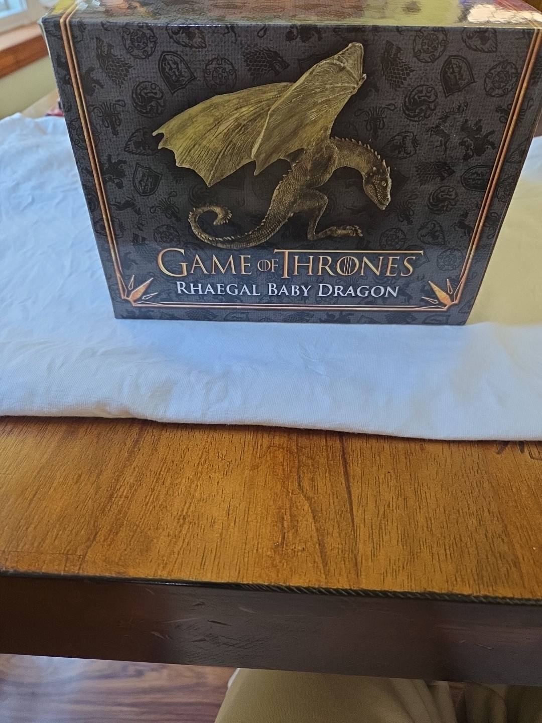 Game Of Thrones Rhaegal Baby Dragon Figurine By The Noble Collection