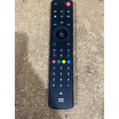 One For All URC 11-1210 Universal Fernbedienung schwarz kabellos Handheld für TV