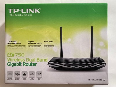 TP-Link AC 750 Model: Archer C2 Wireless Dual Band Gigabit Router