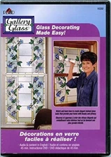 Glass Decorating Made Easy - A Plaid Gallery Glass DVD Featuring Carol Smith NEW