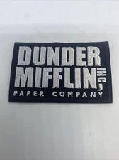 Dunder Mifflin Inc. Paper Company Embroidered Sew/Iron-On Patch 3”
