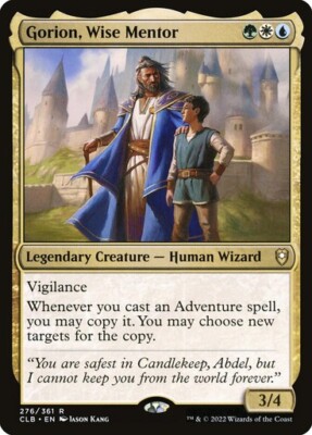 Battle for Baldur's Gate CLB MTG Magic Gorion, Wise Mentor