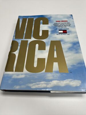 Iconic America coffee table book, Tommy Hilfiger with George Lois, Brand New