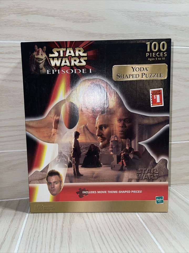 Rompecabezas en forma de Star Wars Episodio 1 R2D2 y YODA 100 piezas pieza con forma de tema de película Foto 3 de 4