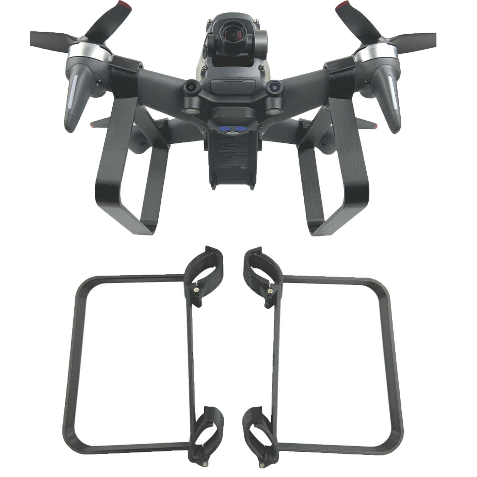 2pc For DJI FPV Drone Heightening Tripod Extension Landing Gear Legs 3D Printing-image