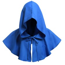 NEW Medieval Halloween Monk Priest Pagan Cosplay Hooded Cloak Hat Friar Cowl Hat