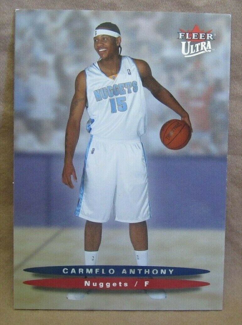 Carmelo Anthony RC 2003-04 Fleer Ultra Rookie Card#173! Nuggets G