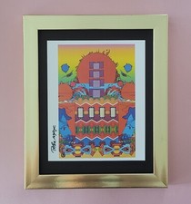 Peter Max | Vintage Print Signed | Mounted in a New 10x8 in Frame | Buy it Now!