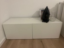 IKEA Besta TV-Bank, weiß, matt