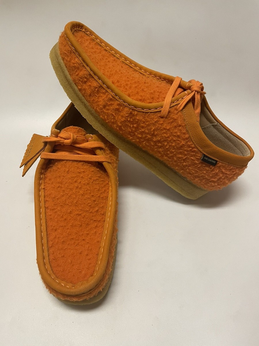 Clarks x Aime Leon Dore Wallabee Casentino Wool Orange Men's Size