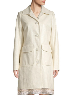 tahari white coat