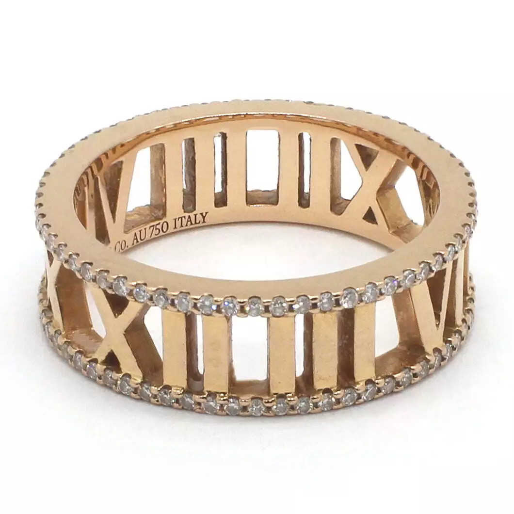 Tiffany atlas ring rose gold deals