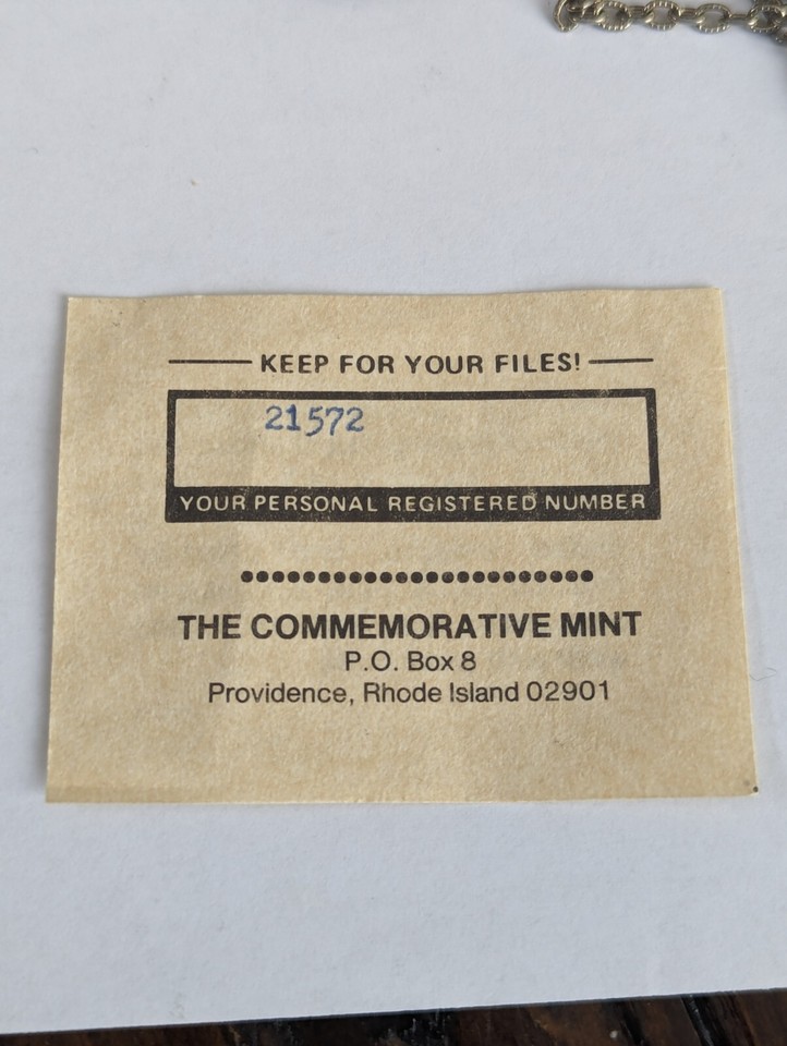 1979 International Year Of The Child Commemorative Coin Ltd Edition eBay