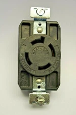 Arrow Hart 6540 NEMA L17-30R Locking Flush Receptacle 30A 600V 3P4W 3-Phase