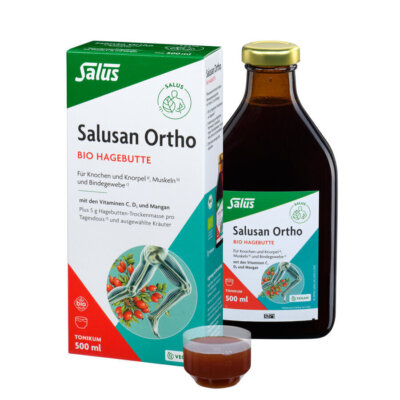 Salus Salusan Ortho Bio-Hagebutten-Tonikum 500ml - mit Vitamin C, D3 und Mangan