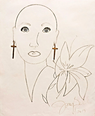 DRAWING/PAINTING,'I KNOW IN WHOM I BELIEVE',SKETCH PAD,PENCIL&25kPAINT,FREESHIP!
