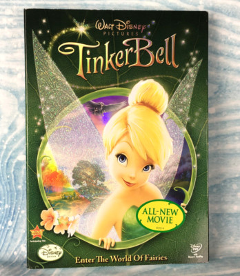 New Disney DVD Tinker Bell 2008 Sealed w/ Slip Cover Peter