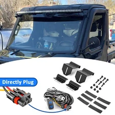 WEISEN For 18+ Polaris Ranger 1000 Pulse Busbar 50" LED Light Bar Mount+Wire Kit