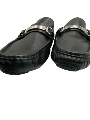 Cole Haan Mens Black Size 11.5 Silver HorseBit Driving  display picture 2
