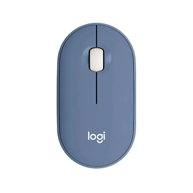 Logitech Pebble M350 Wireless Bluetooth Mouse for Laptop Tablet Lightweight Blue