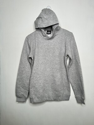 Outer Stuff Pullover Hoodie Boys Size Large 14-16 Heather Gray Long Sleeve NWOT