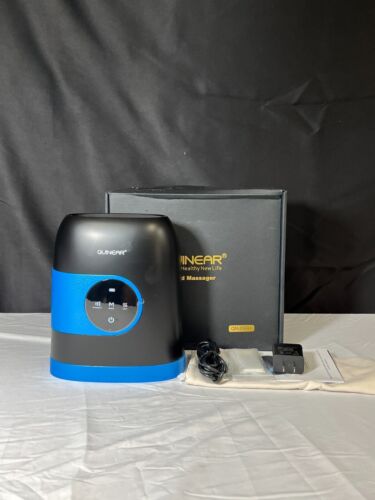 QUINEAR QN-086H Black Cordless Hand Massager With Heat And Compression