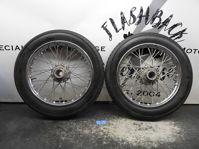 Vincent Black Shadow Rapide Comet 16” Front & Rear Wheels #7 2401 | eBay