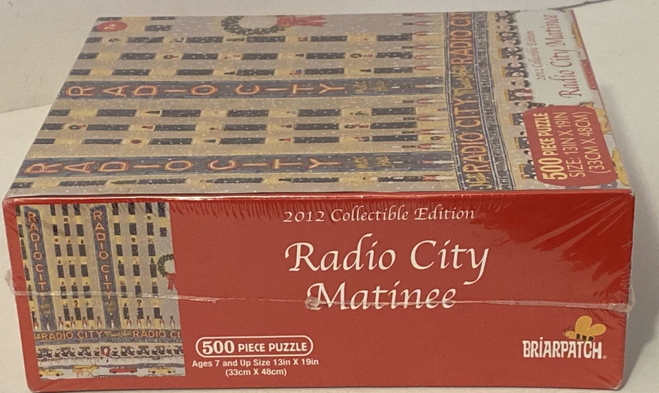Rompecabezas Radio City Matinee Music Hall 2012 edición coleccionable 500 nuevo Foto 4 de 4