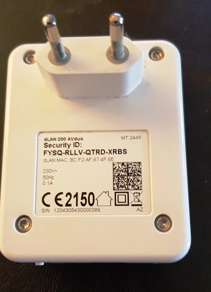Devolo dLAN 200 AVduo MT2449 LAN Adapter Zustand: sehr gut - Bild 4 von 4