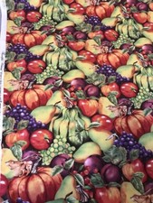 Beautiful fall THANKFUL HARVEST Coordinating Cotton Fabric per yard.