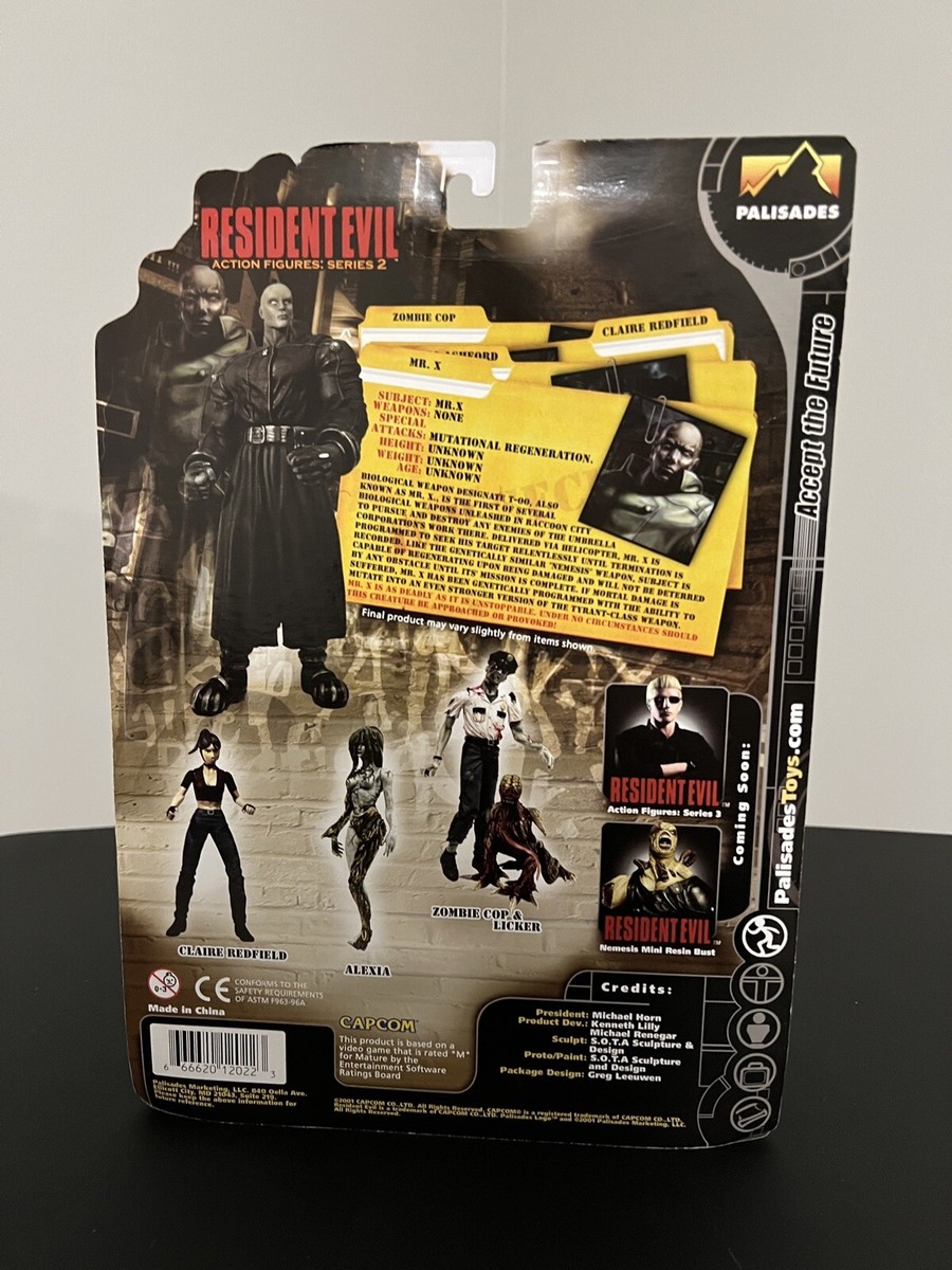 Mr X Action Figure Resident Evil Series 2 Palisades