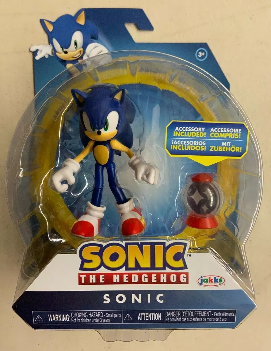 Sonic the Hedgehog 4 Figure with Invincible Item - Sega Video Game  Collectible 192995412354