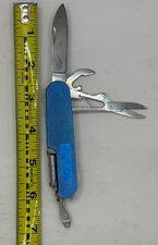Multifunctional Tools Army Knife Handy Pocket Camping BLUE